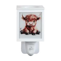 Aroma Highland Cow Calf Square Plug In Wax Melt Warmer Extra Image 2 Preview